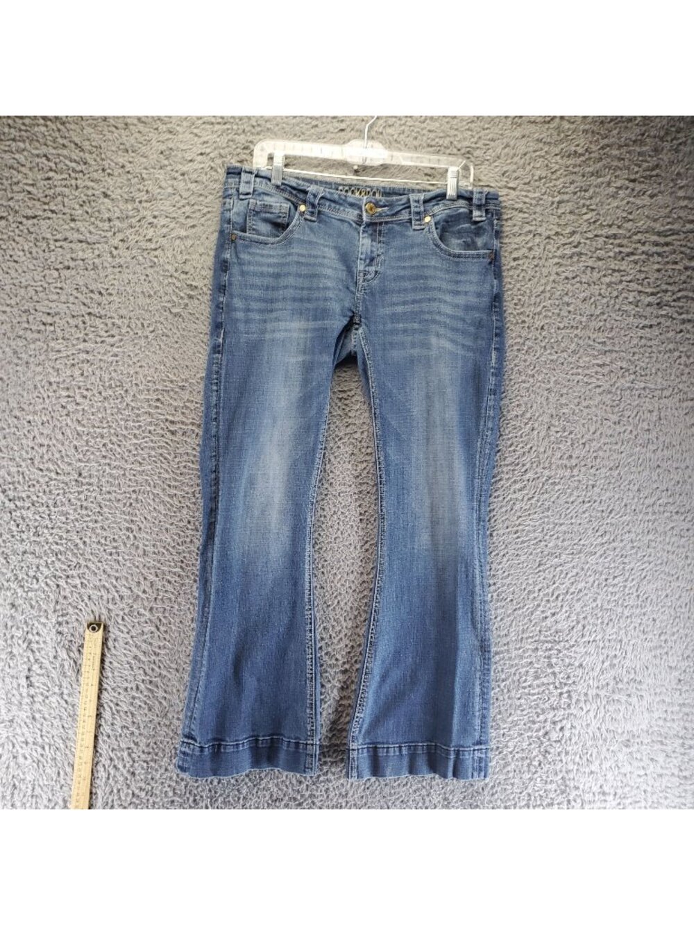 Rock & Roll Jeans Womens 32X32 Blue Trouser Denim Boot Cut *Read*